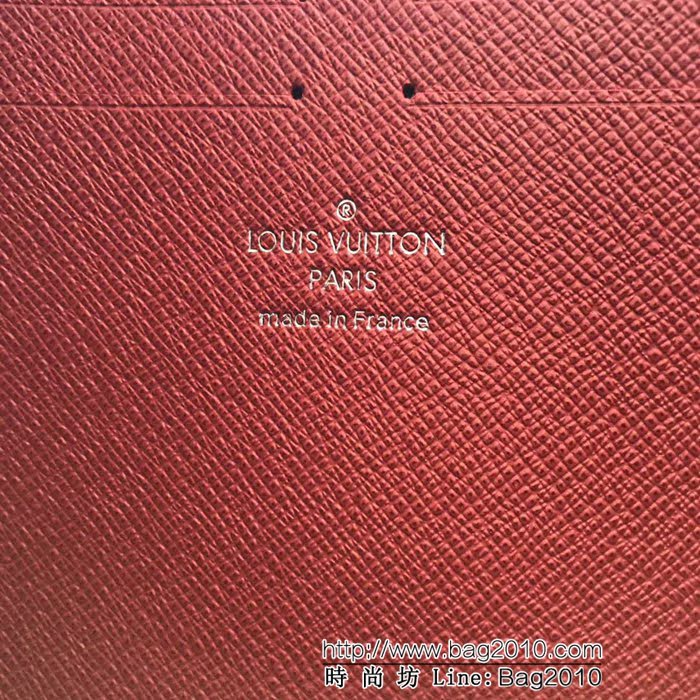 路易威登LV頂級原單M41366紅 獨家實拍 水波紋手包Supreme系列 ZY1115